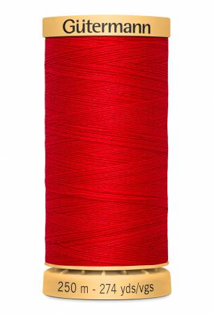 Gutermann Natural Cotton Thread 250m/273yds | Red - 4880 - Maple Leaf Quilting Company Ltd.