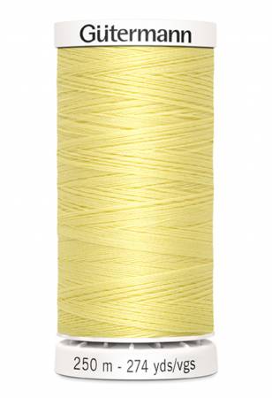 Gutermann Sew - all Polyester All Purpose Thread 250m| Cream (250M - 805) - Maple Leaf Quilting Company Ltd.