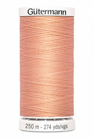 Gutermann Sew - all Polyester All Purpose Thread 250m/273yds | Peach - Maple Leaf Quilting Company Ltd.