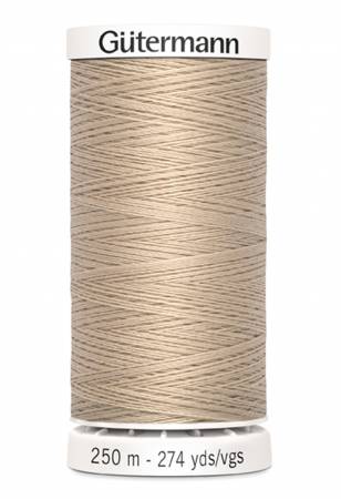 Gutermann Sew - all Polyester All Purpose Thread 250m/273yds | Sand (250M - 505) - Maple Leaf Quilting Company Ltd.