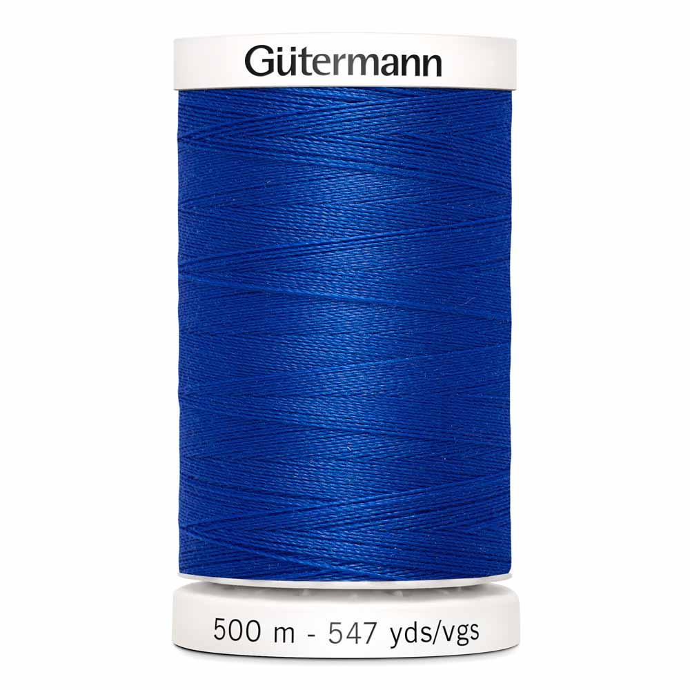 Gutermann Sew - all Polyester All Purpose Thread 500m/547yds | Electric Blue - Maple Leaf Quilting Company Ltd.