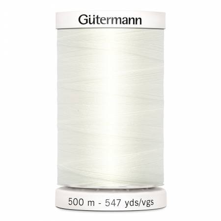Gutermann Sew - all Polyester All Purpose Thread 500m/547yds | Oyster (501M - 9021) - Maple Leaf Quilting Company Ltd.