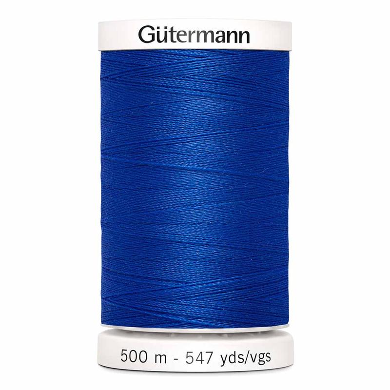 Gutermann Sew - all Polyester All Purpose Thread 500m/547yds | Royal Blue - Maple Leaf Quilting Company Ltd.