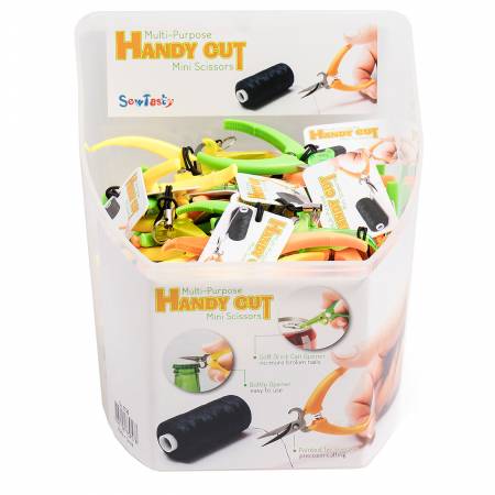 Handy Cut 3 - in - 1 Mini Scissors - Assorted Colours (DJ1130) - Maple Leaf Quilting Company Ltd.