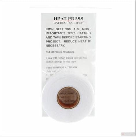 Heat Press Batting Together 3/4 in X 10yd (HP34 - White) - Maple Leaf Quilting Company Ltd.