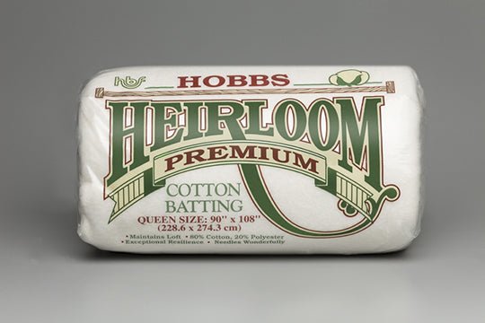 Hobbs Heirloom® Premium 80/20 Cotton/Poly Blend Twin Size Pre - Cut Batting (72" x 90") (HHL72) - Maple Leaf Quilting Company Ltd.