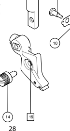 Holder Presser Foot (Ankle) - Designer 1, 2 and more - Maple Leaf Quilting Company Ltd.