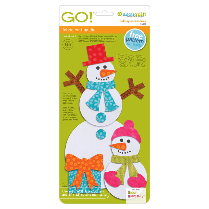 GO! Holiday Accessories Die (55321)-Accuquilt-Accuquilt-Maple Leaf Quilting Company Ltd.