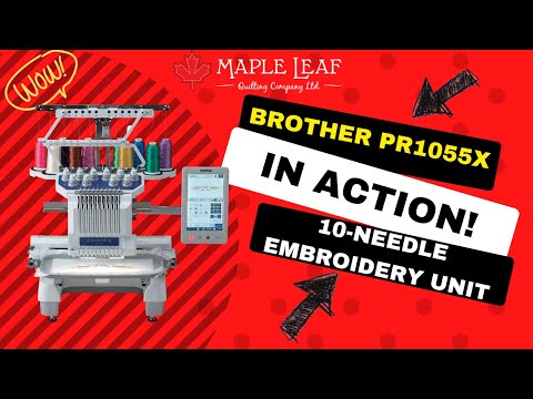 Brother PR1055X Entrepreneur® Pro X Embroidery Machine