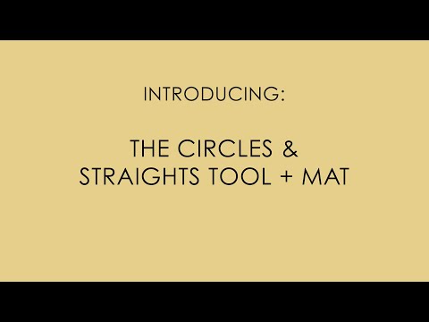 Sew Steady Universal Circles + Straights Tool and Mat
