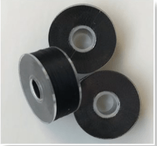 Husqvarna VIKING® Branded PREWOUND EMB BOBBINS, BLACK, 10 pkg (FITS GROUP 8 ) - Maple Leaf Quilting Company Ltd.