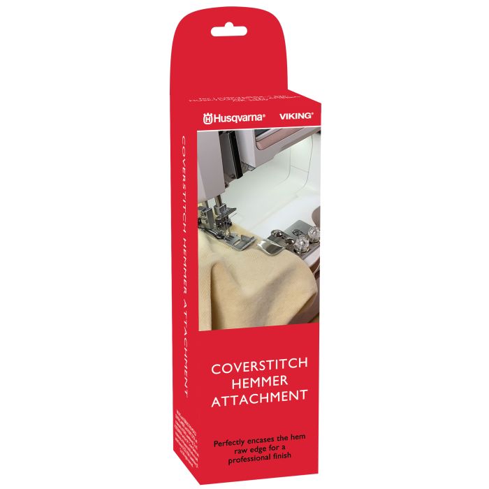 Husqvarna Viking Coverstitch Hemmer Attachment - Maple Leaf Quilting Company Ltd.