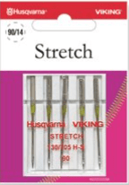 Husqvarna Viking Needles STRETCH SIZE 90/14, 5 - PACK (920550096) - Maple Leaf Quilting Company Ltd.