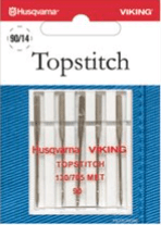 Husqvarna Viking Needles TOPSTITCH SIZE 90/14, 5 - PACK (920539096) - Maple Leaf Quilting Company Ltd.