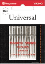 Husqvarna Viking Needles UNIVERSAL ASST, 10 - PACK (920538096) - Maple Leaf Quilting Company Ltd.