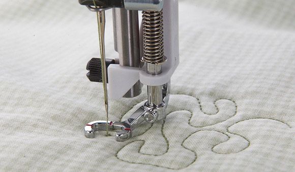 Husqvarna Viking OPEN TOE FREE MOTION SPRING FOOT (5 - 8) - Maple Leaf Quilting Company Ltd.