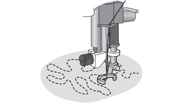 Husqvarna Viking OPEN TOE FREE MOTION SPRING FOOT (5 - 8) - Maple Leaf Quilting Company Ltd.