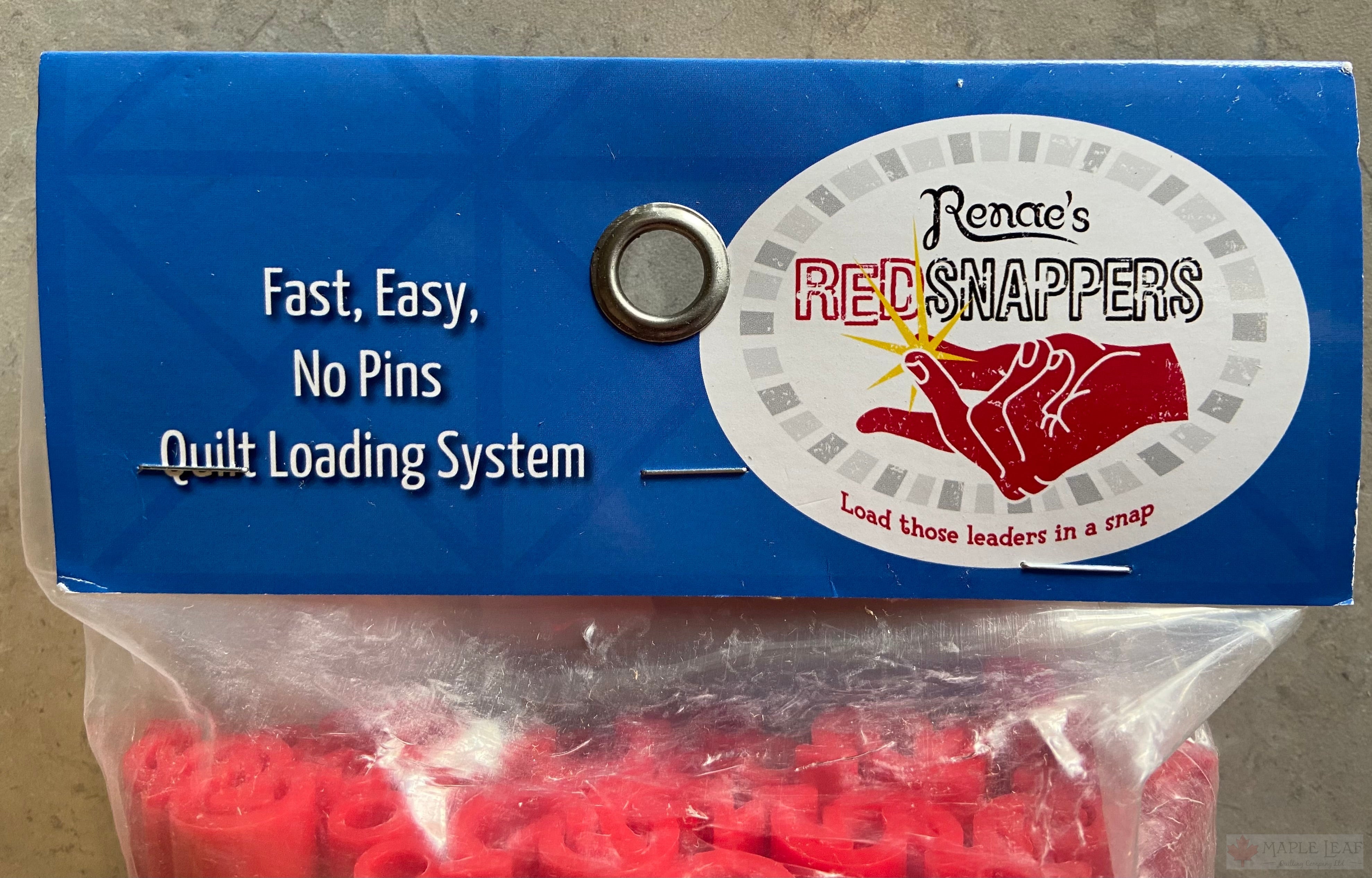 Red Snappers 10', Clamps for Longarm Quilting
