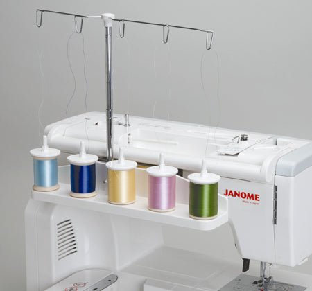 Janome 5 Spool Thread Stand - Maple Leaf Quilting Company Ltd.