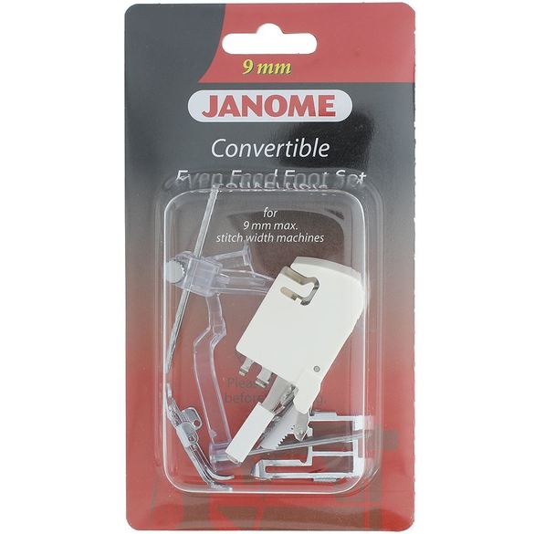 Janome Convertible Even Feed Foot Set - Maple Leaf Quilting Company Ltd.