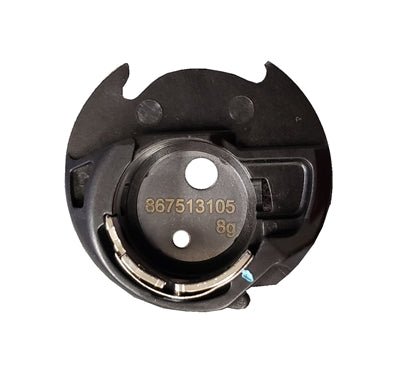 Janome M7 low tension bobbin case for free motion quilting - Maple Leaf Quilting Company Ltd.