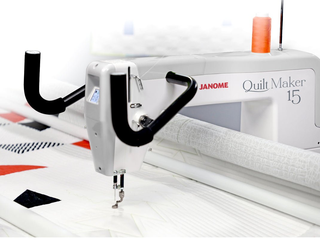 Janome Quilt Maker 15" with Lite 8' Frame - Maple Leaf Quilting Company Ltd.