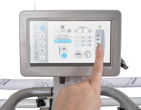 Janome Quilt Maker Pro 20 with 12' Frame - Maple Leaf Quilting Company Ltd.