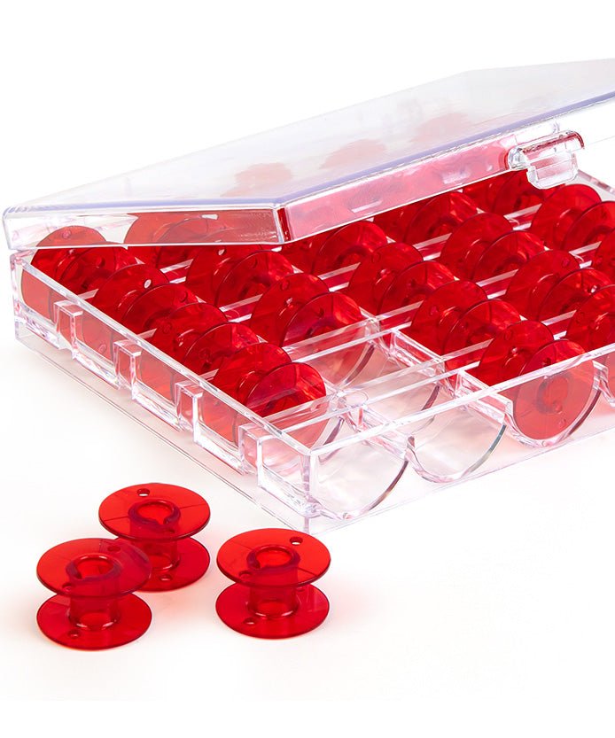 Janome Red Bobbins - Maple Leaf Quilting Company Ltd.