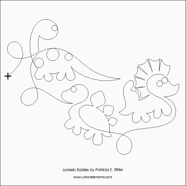 Jurassic Babies - 12” Paper Pantograph