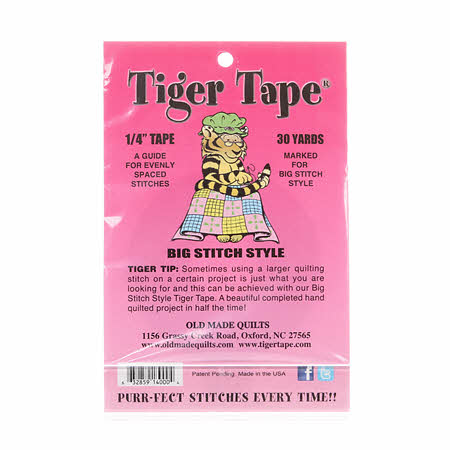 Tiger Tape Big Stitch Style