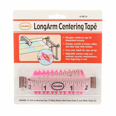 Longarm Centering Tape Measuring Tape - Maple Leaf Quilting Company Ltd.