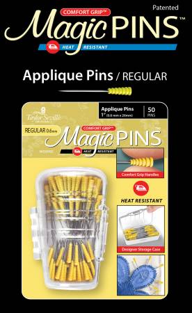 Magic Pins Applique Regular 50pc (219522) - Maple Leaf Quilting Company Ltd.