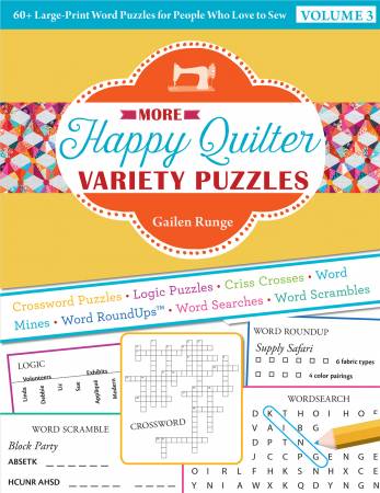 More Happy Quilter Variety Puzzle (20447) - Maple Leaf Quilting Company Ltd.