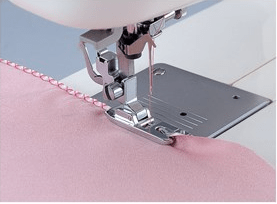 Narrow hem/picot foot, 5mm (LS2000, LS590, XL2800, XM3700, BM2800, LX3750, JX1710) - Maple Leaf Quilting Company Ltd.