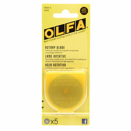 OLFA Rotary Blade 45mm 5ct (RB45-5)