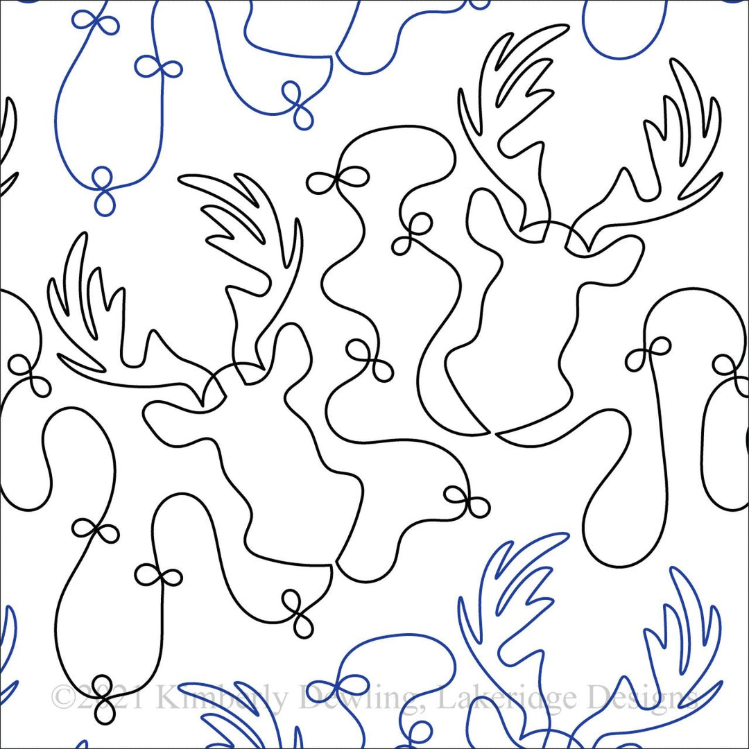 Oh Deer –14 ” Paper Pantograph - Maple Leaf Quilting Company Ltd.