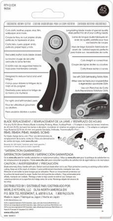 OLFA 45mm Deluxe Ergonomic Rotary Cutter Yellow - Maple Leaf Quilting Company Ltd.