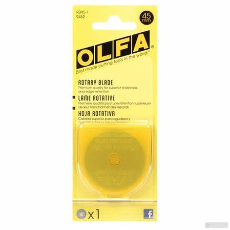 OLFA 45mm Rotary Blade (RB45 - 1) - Maple Leaf Quilting Company Ltd.