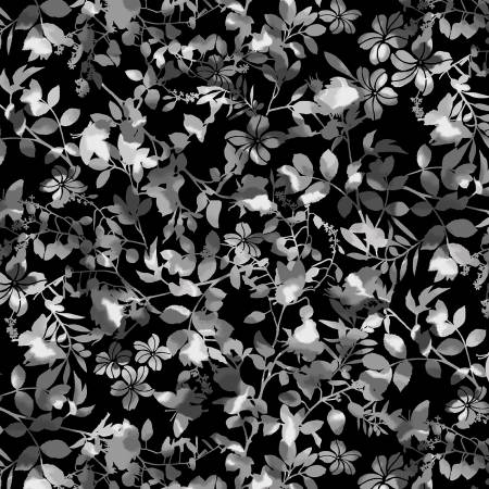 Onyx Multi Bloomin Beauty 108" Cotton (6669S - 99) – Sold in UNITS of ¼ metre - Maple Leaf Quilting Company Ltd.