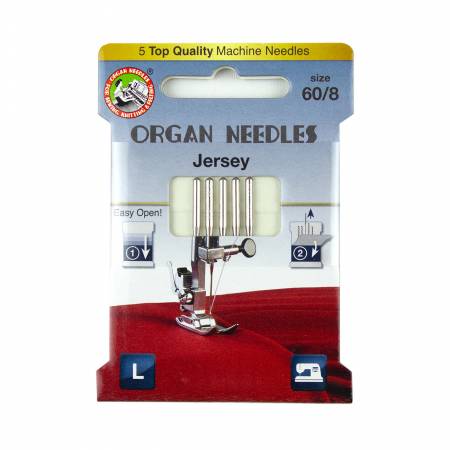 Organ Needles Jersey Size 60/8 Eco Pack (3000107) - Maple Leaf Quilting Company Ltd.