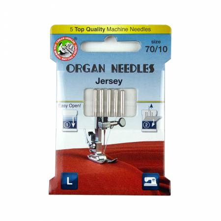 Organ Needles Jersey Size 70/10 Eco Pack - Maple Leaf Quilting Company Ltd.