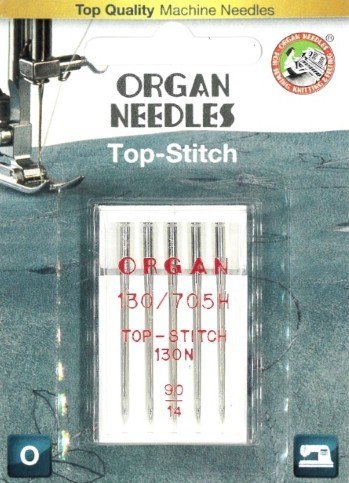 Organ Needles - Topstitch 90/14 - Maple Leaf Quilting Company Ltd.