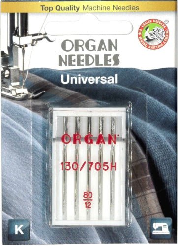 Organ Needles Universal Size 80/12 Eco Pack (3000102) - Maple Leaf Quilting Company Ltd.