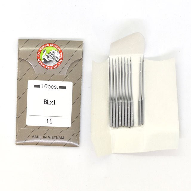 Organ Serger Needle (Round Shank 75 - 11) - Maple Leaf Quilting Company Ltd.