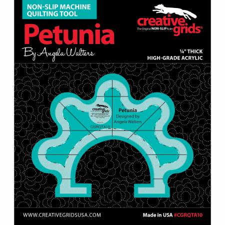Creative Grids Machine Quilting Tool - Petunia (CGRQTA10)
