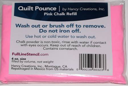 Pounce Pad Pink Refill (Q10B) - Maple Leaf Quilting Company Ltd.