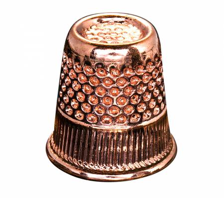 Premium Rose Gold Thimble (300RGDBM) - Size Medium - Maple Leaf Quilting Company Ltd.
