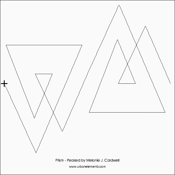 Prism Peaked - 8.5” Paper Pantograph