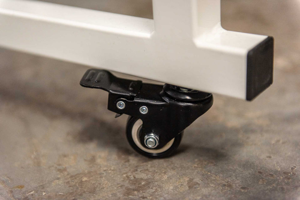 Quilt Maker 15 - Mini Casters (Sdet includes 2 wheels, 8 ft tables require 3 sets) - Maple Leaf Quilting Company Ltd.
