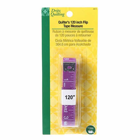 Quilter's 120 " Flip Tape Measure - Maple Leaf Quilting Company Ltd.